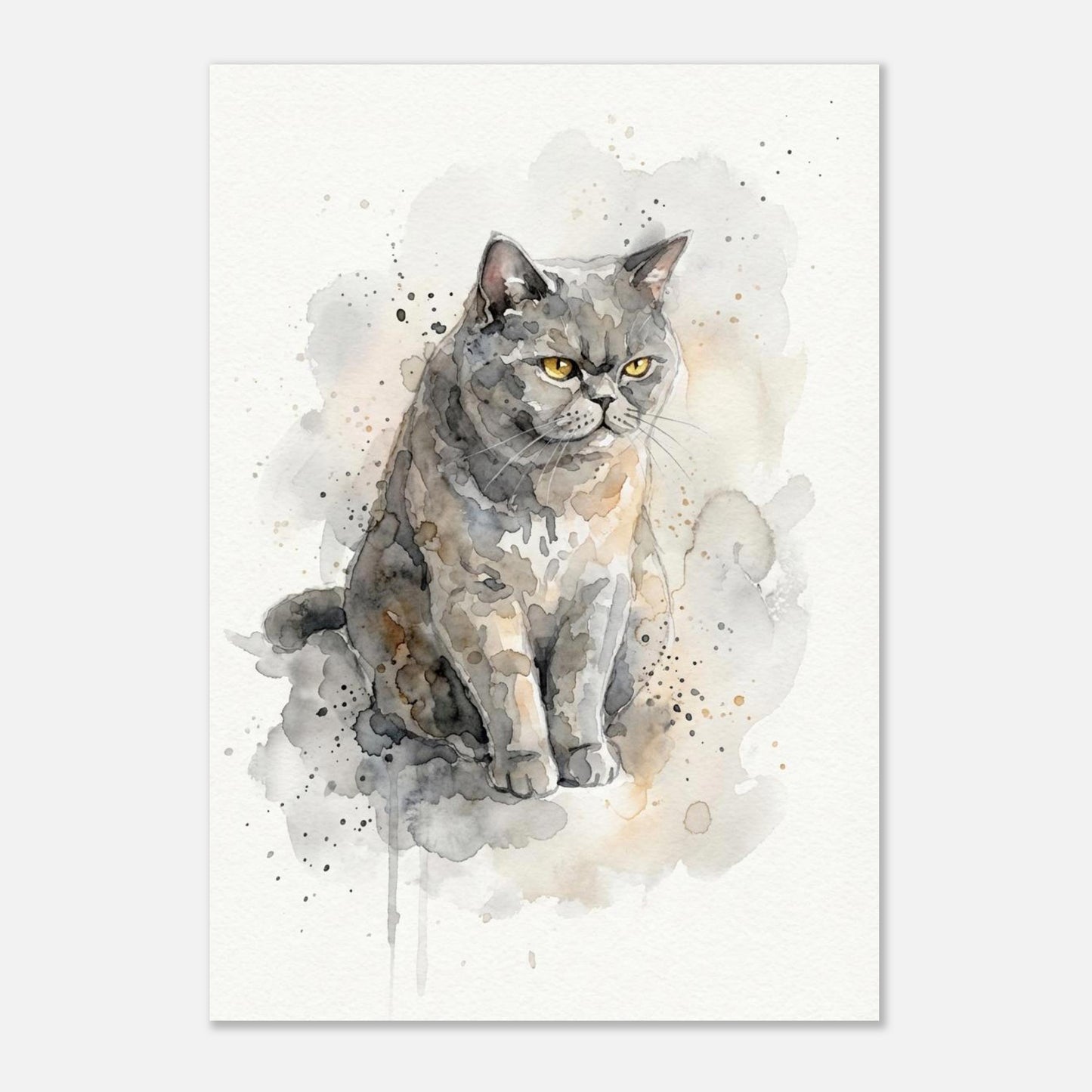 Gatos - Poster Semi-Brilho Premium