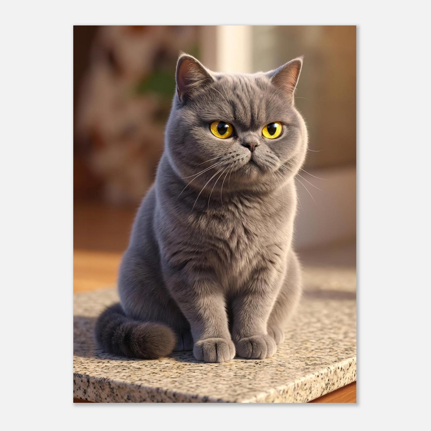 Gatos - Poster Semi-Brilho Premium