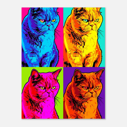 Gatos - Poster Semi-Brilho Premium