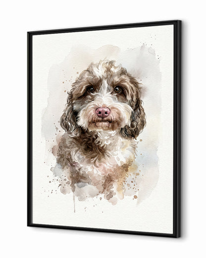 Cães - Poster com Moldura de Madeira Premium