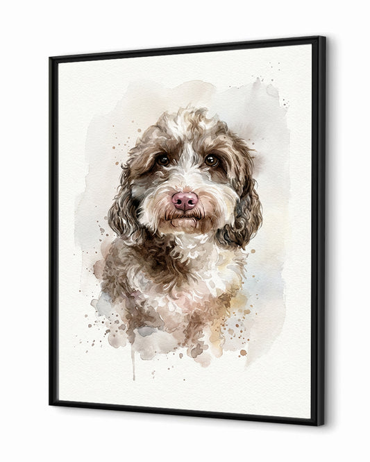 Cães - Poster com Moldura de Madeira Premium