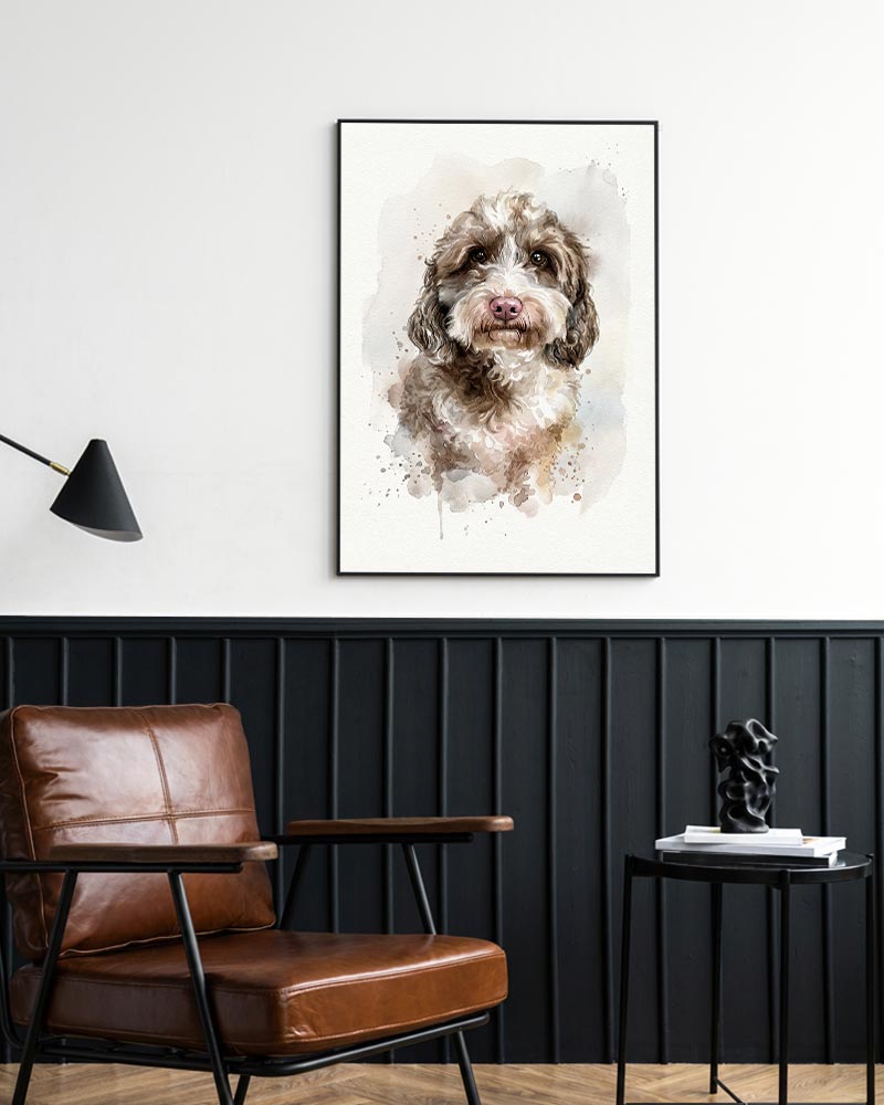 Cães - Poster com Moldura Metálica Deluxe