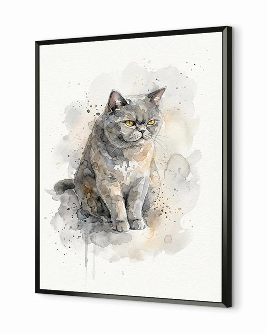 Gatos - Poster com Moldura Metálica Deluxe