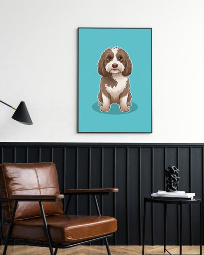 Cães - Poster com Moldura Metálica Deluxe
