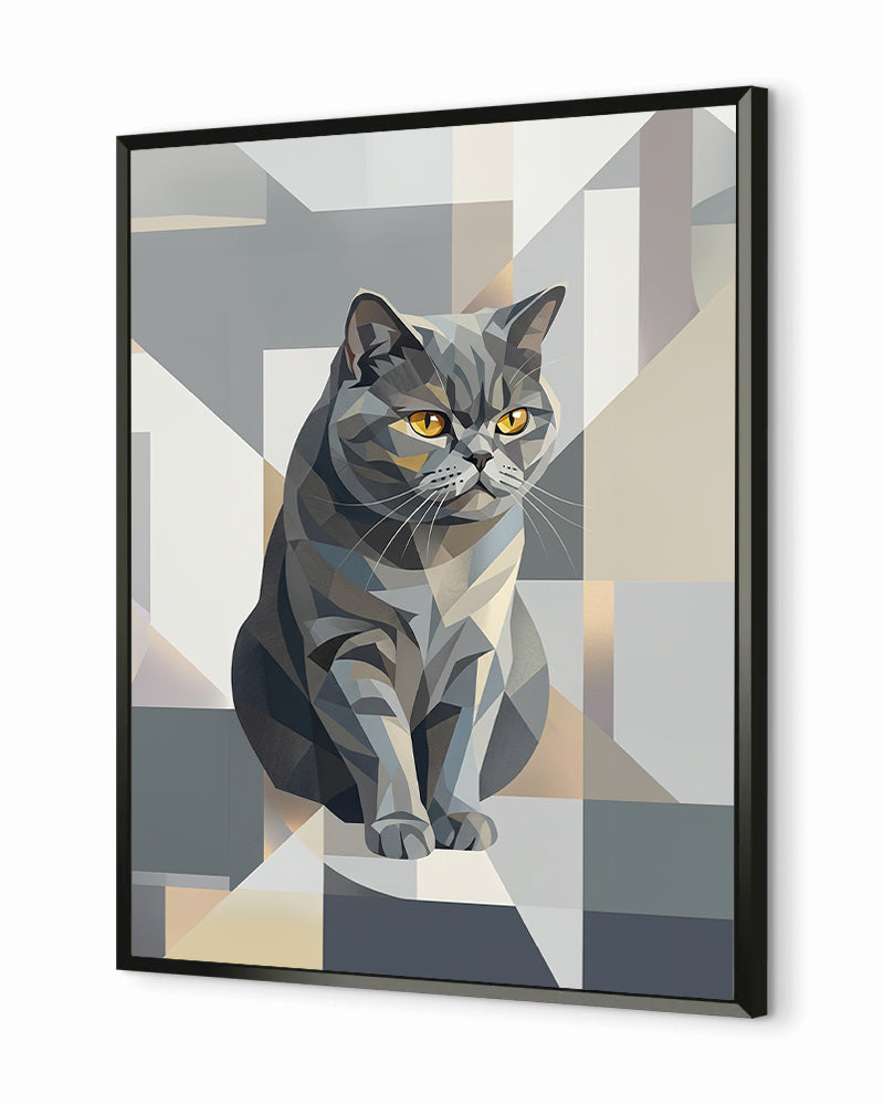 Gatos - Poster com Moldura Metálica Deluxe