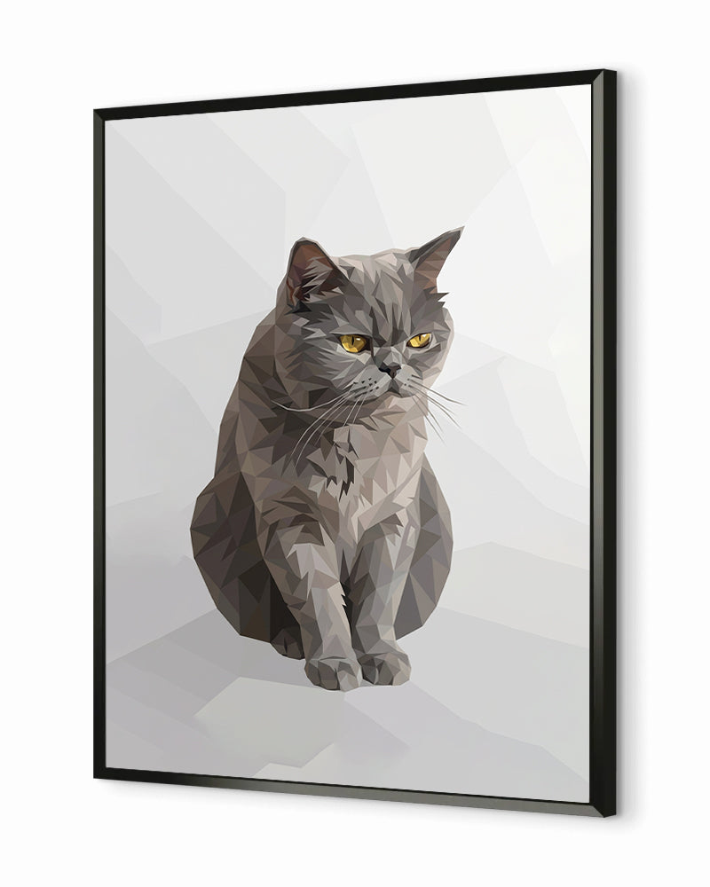 Gatos - Poster com Moldura Metálica Deluxe