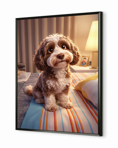 Cães - Poster com Moldura Metálica Deluxe