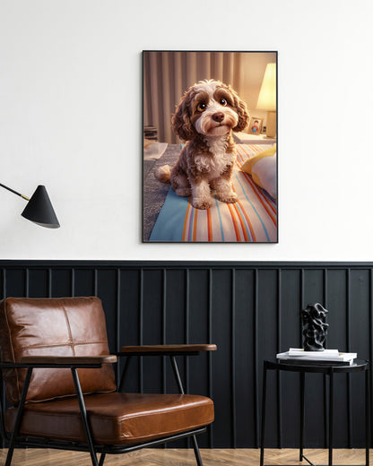 Cães - Poster com Moldura Metálica Deluxe