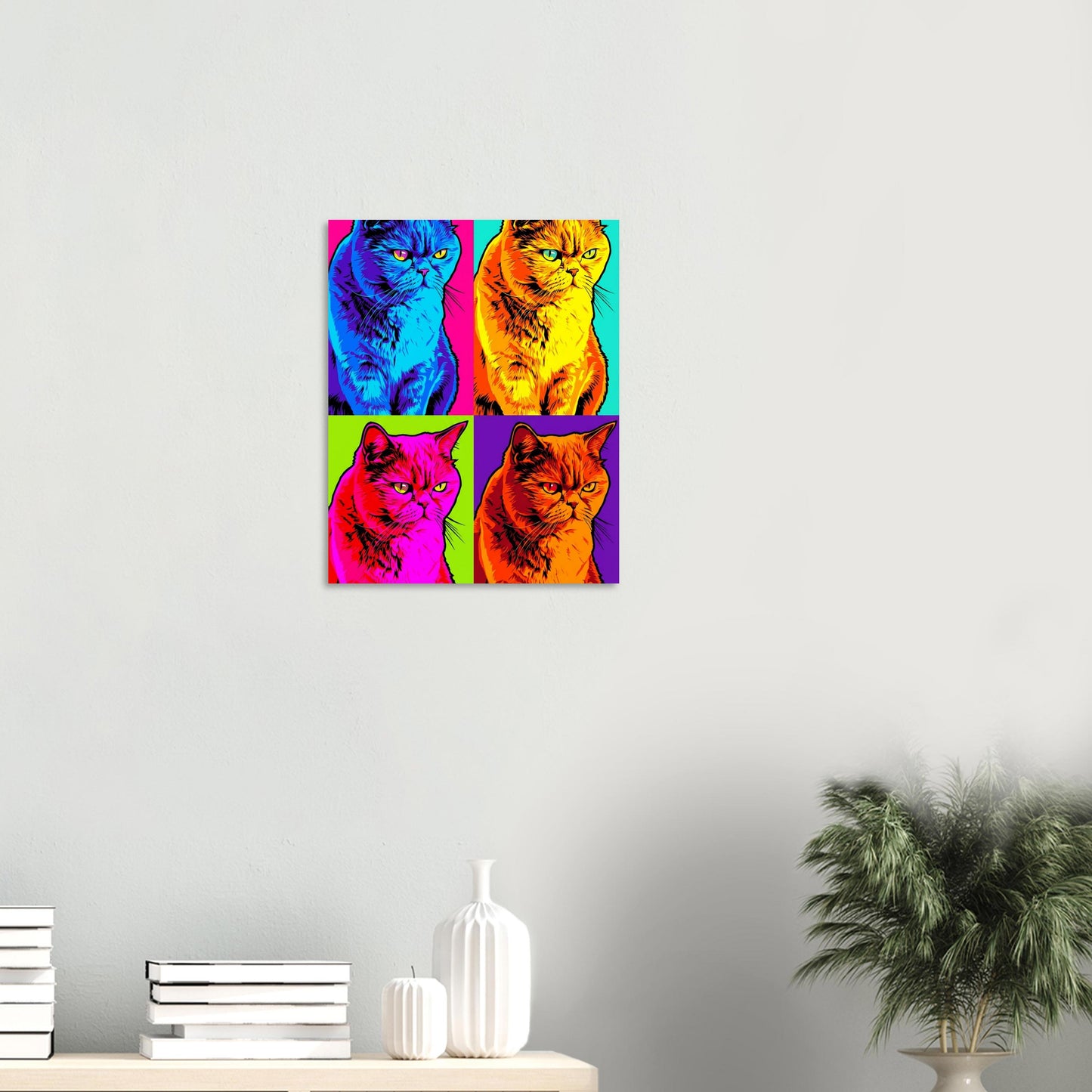 Gatos - Poster Semi-Brilho Premium