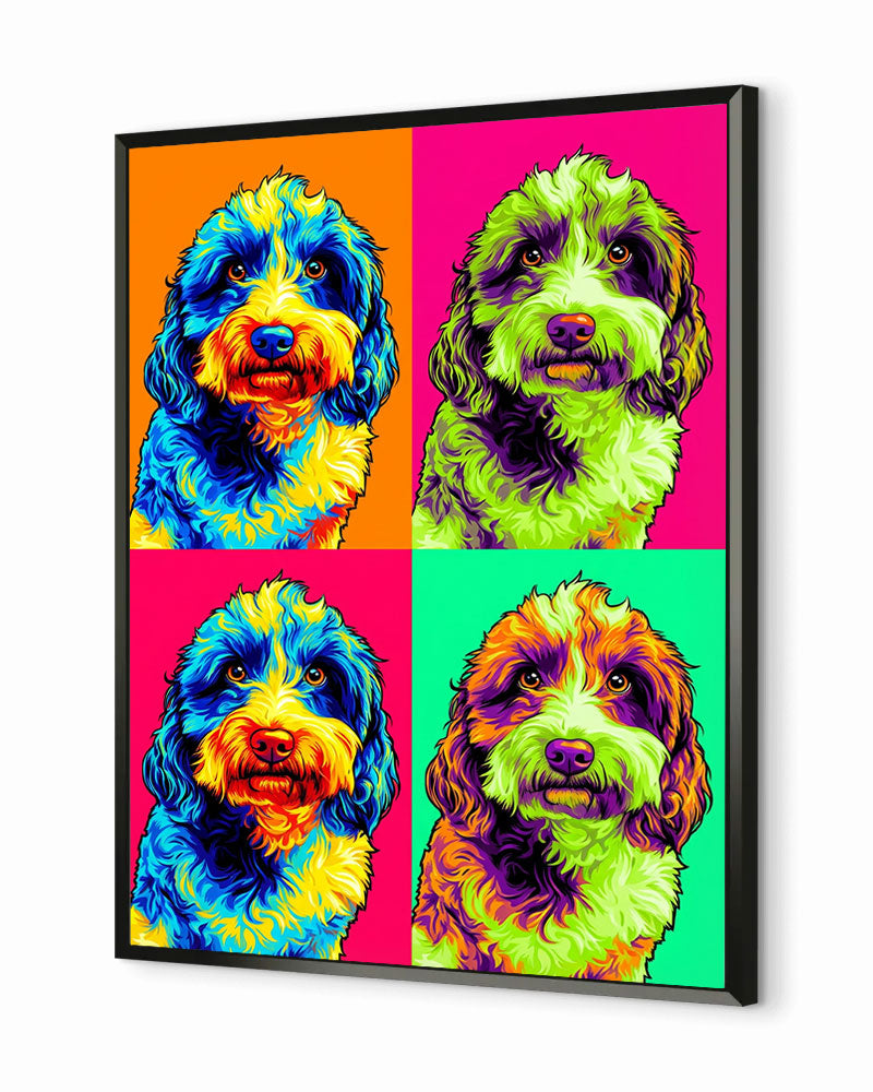 Cães - Poster com Moldura Metálica Deluxe