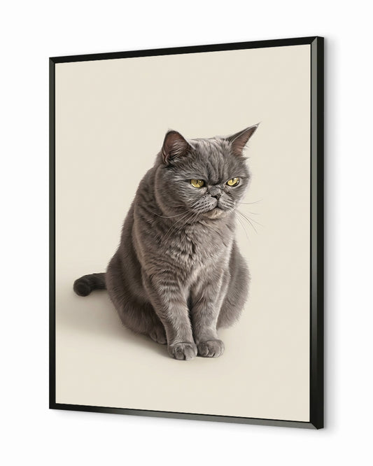 Gatos - Poster com Moldura Metálica Deluxe